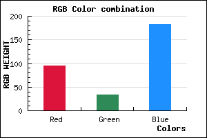 rgb background color #5F21B6 mixer