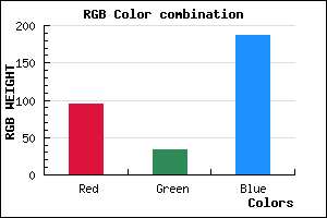 rgb background color #5F21BB mixer