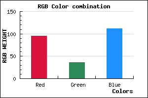 rgb background color #5F2470 mixer