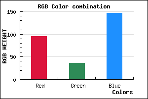 rgb background color #5F2493 mixer