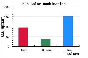 rgb background color #5F2698 mixer