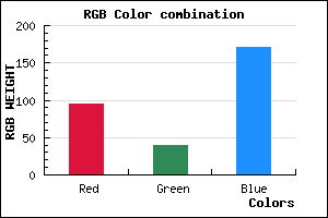 rgb background color #5F27AB mixer