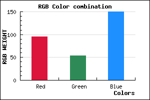 rgb background color #5F3696 mixer