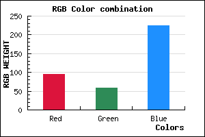 rgb background color #5F3AE0 mixer