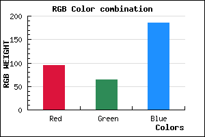rgb background color #5F40BA mixer