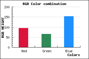 rgb background color #5F4199 mixer
