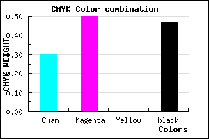 #5F4387 color CMYK mixer