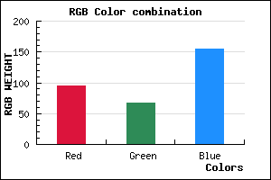 rgb background color #5F439B mixer