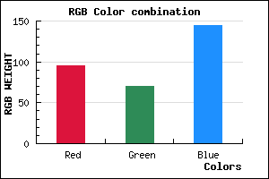 rgb background color #5F4690 mixer