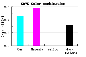 #5F48AD color CMYK mixer