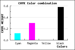 #5F4C6C color CMYK mixer
