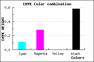 #5F4D6B color CMYK mixer