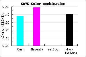 #5F4E9A color CMYK mixer