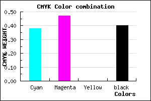 #5F5199 color CMYK mixer