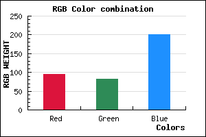 rgb background color #5F53C9 mixer