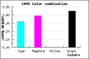 #5F568C color CMYK mixer