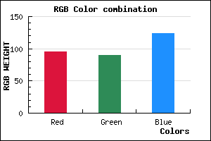 rgb background color #5F5A7C mixer