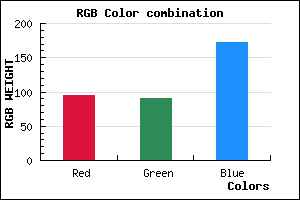 rgb background color #5F5AAC mixer