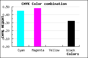 #5F5AAE color CMYK mixer