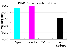 #5F5AB1 color CMYK mixer