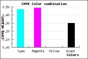 #5F5AB2 color CMYK mixer