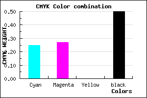 #5F5D7F color CMYK mixer