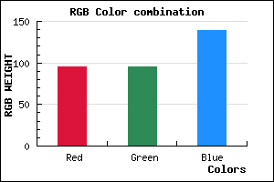 rgb background color #5F5F8B mixer