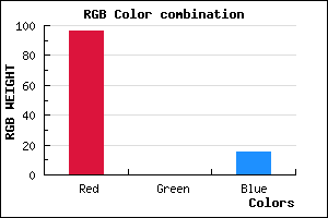 rgb background color #60000F mixer