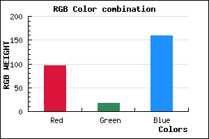 rgb background color #60129F mixer