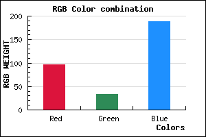 rgb background color #6022BC mixer