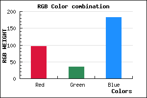rgb background color #6023B6 mixer