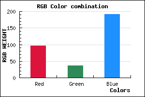 rgb background color #6024BF mixer