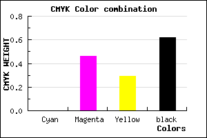 #603444 color CMYK mixer