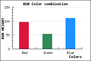 rgb background color #60366F mixer