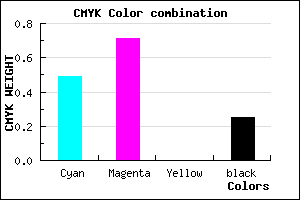 #6038BE color CMYK mixer