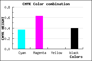 #603999 color CMYK mixer