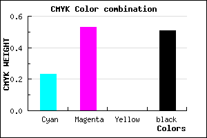 #603B7D color CMYK mixer