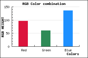 rgb background color #603C88 mixer