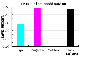 #604686 color CMYK mixer