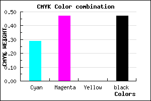 #604887 color CMYK mixer