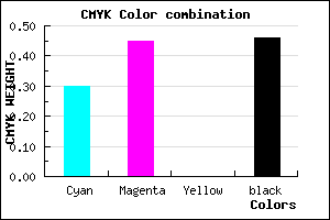#604C8A color CMYK mixer