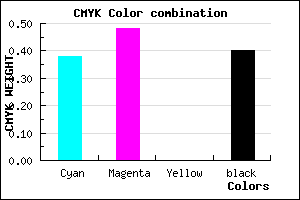 #60509A color CMYK mixer