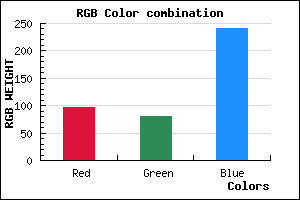 rgb background color #6051F1 mixer