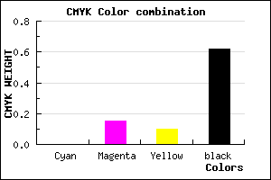 #605256 color CMYK mixer