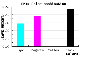 #605488 color CMYK mixer