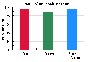 rgb background color #60585F mixer
