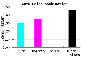 #605989 color CMYK mixer