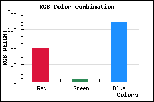 rgb background color #6009AB mixer