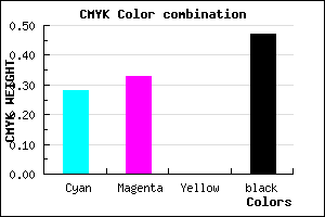 #605A86 color CMYK mixer