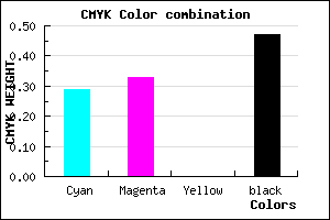 #605A87 color CMYK mixer